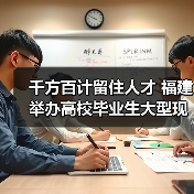 千方百计留住人才 福建举办高校毕业生大型现场招聘会（图2）