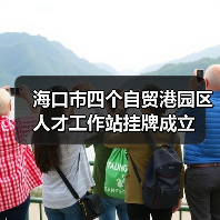海口市四个自贸港园区人才工作站挂牌成立（图3）