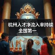 杭州人才净流入率持续全国第一(图1) 杭州人才净流入率持续全国第一(图1)