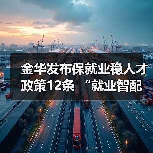 金华发布保就业稳人才政策12条 “就业智配直享”服务(图4) 金华发布保就业稳人才政策12条 “就业智配直享”服务(图4)