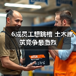 6成员工想跳槽 土木建筑竞争最激烈(图2) 6成员工想跳槽 土木建筑竞争最激烈(图2)
