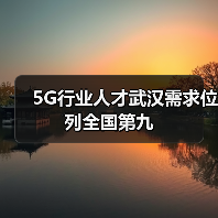 5G行业人才武汉需求位列全国第九（图1）