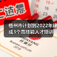 梧州市计划到2022年建成3个高技能人才培训基地(图4) 梧州市计划到2022年建成3个高技能人才培训基地(图4)