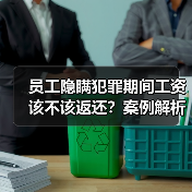 员工隐瞒犯罪期间工资该不该返还?案例解析(图2) 员工隐瞒犯罪期间工资该不该返还?案例解析(图2)