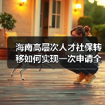 海南高层次人才社保转移如何实现一次申请全程代办？（图2）