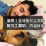 案例丨企业拖欠工资导致员工离职,仍应补发年终绩效(图1) 案例丨企业拖欠工资导致员工离职,仍应补发年终绩效(图1)
