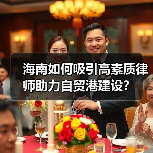 海南如何吸引高素质律师助力自贸港建设?(图4) 海南如何吸引高素质律师助力自贸港建设?(图4)