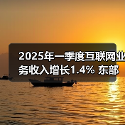 2025年一季度互联网业务收入增长1.4% 东部和京津冀地区表现亮眼(图4) 2025年一季度互联网业务收入增长1.4% 东部和京津冀地区表现亮眼(图4)