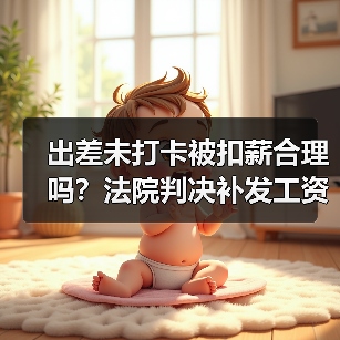 出差未打卡被扣薪合理吗?法院判决补发工资差额1.3万元(图1) 出差未打卡被扣薪合理吗?法院判决补发工资差额1.3万元(图1)