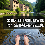 出差未打卡被扣薪合理吗?法院判决补发工资差额1.3万元(图4) 出差未打卡被扣薪合理吗?法院判决补发工资差额1.3万元(图4)