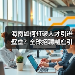 海南如何打破人才引进壁垒?全球招聘制度引热议(图1) 海南如何打破人才引进壁垒?全球招聘制度引热议(图1)