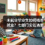 未就业毕业生如何精准就业?七部门实名清单帮扶(图1) 未就业毕业生如何精准就业?七部门实名清单帮扶(图1)