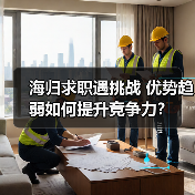海归求职遇挑战 优势趋弱如何提升竞争力?(图3) 海归求职遇挑战 优势趋弱如何提升竞争力?(图3)