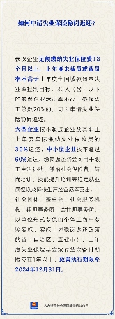 失业保险稳岗返还申请条件、比例及资金用途指南(图1)
